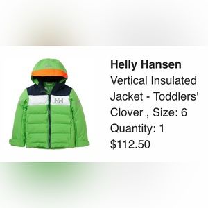 Helly Hansen - Size 6 - Worn twice